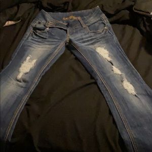 Almost famous size 5 boot cut low cut